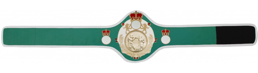 QUEENSBURY PRO LEATHER BOXING CHAMPIONSHIP BELT - QUEEN/W/G/BOXG - 8+ COLOURS